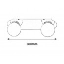 Rabalux 98002111 Deckenleuchte Badleuchte Becca 2x28W | G9 | IP44