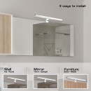 Rabalux 98002115 LED Wandleuchte Badleuchte Le 1x12W | 4000K | IP44