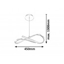 Rabalux 98002188 LED Hängeleuchte Deckenleuchte Aniela 1x20W|4000K
