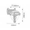 Rabalux Miami 8670 Wandleuchte E27 IP44
