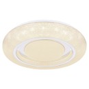 Globo 483111-24 LED Deckenleuchte Rada 1x24W | 1800lm | 3000-6000K - funkelnder Effekt, dimmbar, weiß, opal