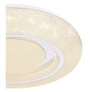 Globo 483111-24 LED Deckenleuchte Rada 1x24W | 1800lm | 3000-6000K - funkelnder Effekt, dimmbar, weiß, opal