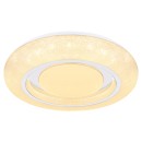Globo 483111-24 LED Deckenleuchte Rada 1x24W | 1800lm | 3000-6000K - funkelnder Effekt, dimmbar, weiß, opal