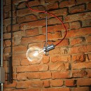 Ideal Lux 141145 Pendelleuchte -Radio 5x60W| E27 - rot