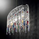 Ideal Lux Stehlampe Rain Color PT2 2x40W E14 - luxuriös