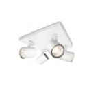 Philips Massive 53094/31/12 Decken- und Spotleuchte Runner 4x35W| GU10