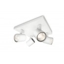 Philips Massive 53094/31/12 Decken- und Spotleuchte Runner 4x35W| GU10