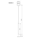 Globo RYAN 15629W-1 LED Pendelleuchte G9