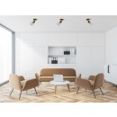 Italux SPL-67535-1-BK-WO Spot-Deckenleuchte Barel E27