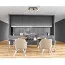 Italux SPL-67535-3-BK-WO Spot-Deckenleuchte Barel E27