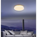 Globo 41562-18W LED Deckenleuchte Sapana 1x18W | 1600lm | 3000 K | IP44 - Schaltdimmer, Memoryfunktion, weiß, opal