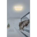 Globo 41563-18W LED Deckenleuchte Sapana 1x18W | 1600lm | 3000 K | IP44 - Schaltdimmer, Memoryfunktion, weiß, opal