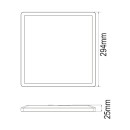 Globo 41563-18W LED Deckenleuchte Sapana 1x18W | 1600lm | 3000 K | IP44 - Schaltdimmer, Memoryfunktion, weiß, opal