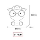 Globo SHEEPY 21760B LED Tischlampe | 1W LED | 32lm | 3000K