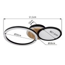 Globo 67273-28 LED Deckenleuchte SID | 28W integrierte LED-Quelle | 2100lm | 3000K