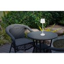 Globo 36637W LED solar Tischlampe für den Außenbereich SOLAR | 1W integrierte LED-Quelle | 50lm | 3000K