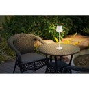 Globo 36637W LED solar Tischlampe für den Außenbereich SOLAR | 1W integrierte LED-Quelle | 50lm | 3000K