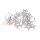 LED Weihnachtslichterkette Sterne LED 20 LED 3,5W, 3 m, IP20 - Innenbereich