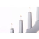 LED Leuchter 2 * AA-Batterien, weiß, 7 x Leuchtmittel