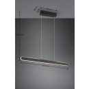Trio T343310132 LED Pendelleuchte HELIOS | 28W integrierte LED-Quelle | 3300lm | 2700-6500K