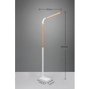 Trio T445210131 LED Stehlampe NORRIS | 11W integrierte LED-Quelle | 1400lm | 3000K