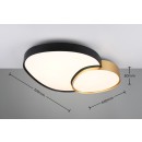 Trio T647519280 LED Deckenleuchte RISE | 45W integrierte LED-Quelle | 5300lm | 2700-6500K