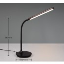 Trio Reality TR57641102 LED Tischlampe TORO | 5W integrierte LED-Quelle | 700lm | 3000+4000+5000K