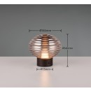 Trio Reality TR57771154 LED Tischlampe EARL | 1,5W integrierte LED-Quelle | 100lm | 3000K