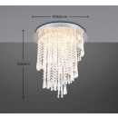 Trio Reality TR67349106 LED Deckenleuchte POMP | 30W integrierte LED-Quelle | 4000lm | 2700-6500K