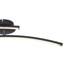 Globo 67129-12 LED Bad-Deckenleuchte Tansy I 1x12W | 1000lm | 3000-4000-6000K | IP44 - einstellbar, Memoryfunktion, Stufendimmung, schwarz