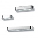 LED Wandleuchte Tribe AP3 3x3W - Aluminium/chrom