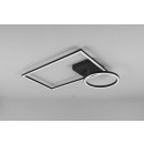 Trio R62182132 LED- Deckenleuchte Verso 1x24,5w | 3000lm | 3000k - einstellbar, 3-Phasen-Dimmen, mattschwarz