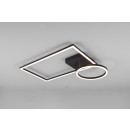 Trio R62182132 LED- Deckenleuchte Verso 1x24,5w | 3000lm | 3000k - einstellbar, 3-Phasen-Dimmen, mattschwarz