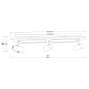 Globo 67306D1 LED Deckenleuchte ULLA | 24W integrierte LED-Quelle | 1500lm | 3000K