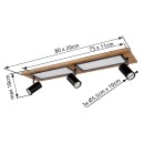 Globo 67306D1 LED Deckenleuchte ULLA | 24W integrierte LED-Quelle | 1500lm | 3000K