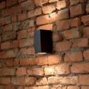 Ideal Lux 115290 Außenwandleuchte 1x40W Up Bianco | G9 | IP44 - weiß