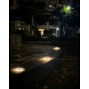 Immax 08494L LED solar Niedervolt-Außenleuchte TERRACE ROUND | 1,5W integrierte LED-Quelle | 15lm | 4000K