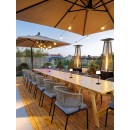 Immax 08492L LED solar Tischlampe für den Außenbereich BONITO | 4W integrierte LED-Quelle | 200lm | 3000-6000K