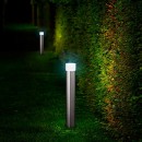 Ideal Lux 010892 Außenlampe Venus 1x28W | GU10 | IP44 - Edelstahl