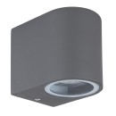 Globo 34163 Außenwandleuchte Veronika 1x35W | GU10 | IP44 - Anthrazit