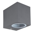 Globo 34164 Außenwandleuchte Veronika 1x35W | GU10 | IP44 - Anthrazit