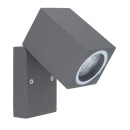 Globo 34164W Außenwandleuchte Veronika 1x35W | GU10 | IP44 - einstellbar, anthrazit