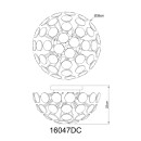 Globo VIRINA 16047DC Deckenleuchte G9