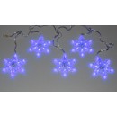 LED Schneeflocke, blau