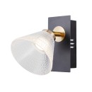 Italux WL-34393-1-BK-HBR LED Wandleuchte Orella | 4W LED | 197lm | 3000K