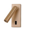 Italux WL-46376-1-GD LED Spot-Wandleuchte Nova | 3W LED | 153lm | 3000K