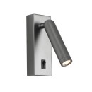 Italux WL-46376-1-GR LED Spot-Wandleuchte Nova | 3W LED | 153lm | 3000K