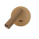 Italux WL-64834-1-GD LED Spot-Wandleuchte Carda | 3W LED | 164lm | 3000K