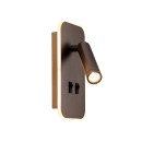 Italux WL-83957-1-GD LED Spot-Wandleuchte Doria | 8W LED | 559lm | 3000K