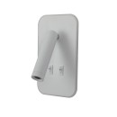 Italux WL-83957-1-WH LED Spot-Wandleuchte Doria | 8W LED | 559lm | 3000K